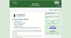 Desktop Screenshot of mychartmyhealth.org