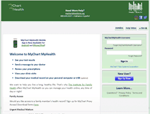 Tablet Screenshot of mychartmyhealth.org